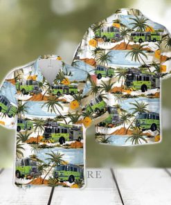 Miami Dade Fire Rescue Dept Hawaiian Shirt Men And Women Gift Floral Beach