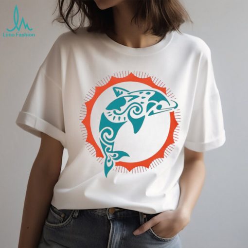 Miami Dolphins Aloha Miami logo shirt