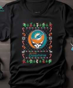 Miami Dolphins Gratefull Dead Ugly Christmas Sweater