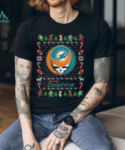 Miami Dolphins Gratefull Dead Ugly Christmas Sweater