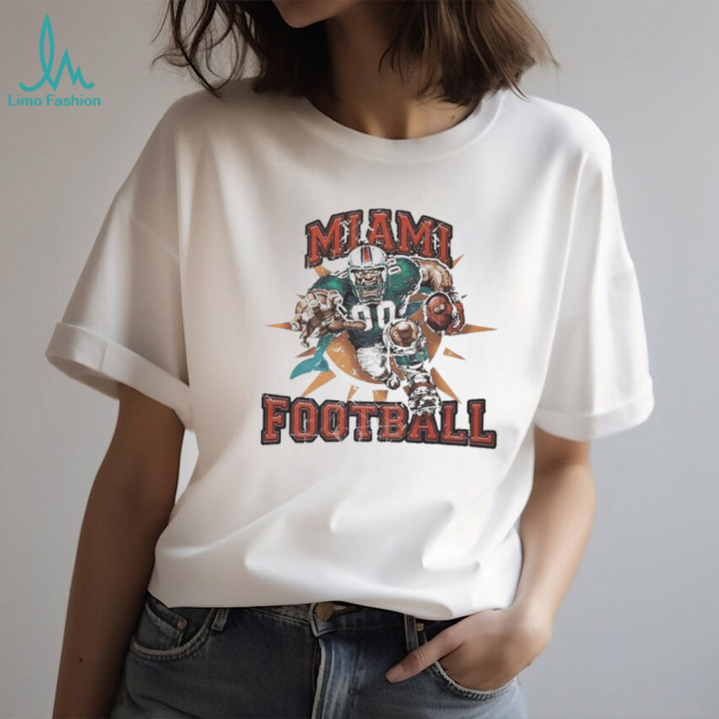 Miami Dolphins Miami Football Artwork Shirt Miami Dolphins Miami Football Artwork Shirt