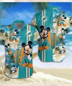 Miami Dolphins Mickey Mouse Hawaiian Shirt