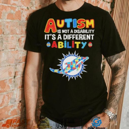 Miami Dolphins NFL Autism Is Not A Disability 2024 Shirt