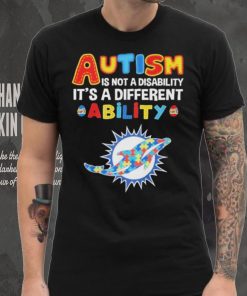 Miami Dolphins NFL Autism Is Not A Disability 2024 Shirt