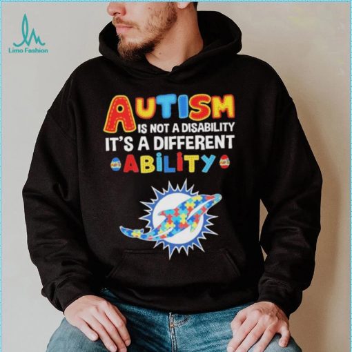 Miami Dolphins NFL Autism Is Not A Disability 2024 Shirt