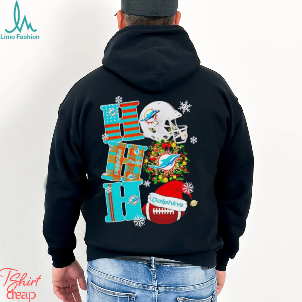 Miami Dolphins NFL ho ho ho Christmas shirt Miami Dolphins NFL ho ho ho Christmas shirt
