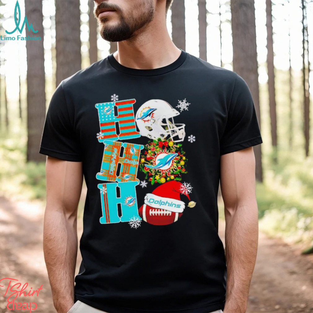 Miami Dolphins NFL ho ho ho Christmas shirt Miami Dolphins NFL ho ho ho Christmas shirt