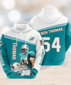 Miami Dolphins No1147 Custom Hoodie 3D Sweatshirt Tshirt Football Gift