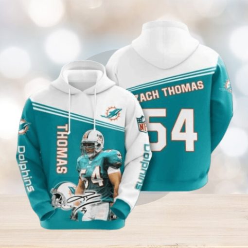 Miami Dolphins No1147 Custom Hoodie 3D Sweatshirt Tshirt Football Gift