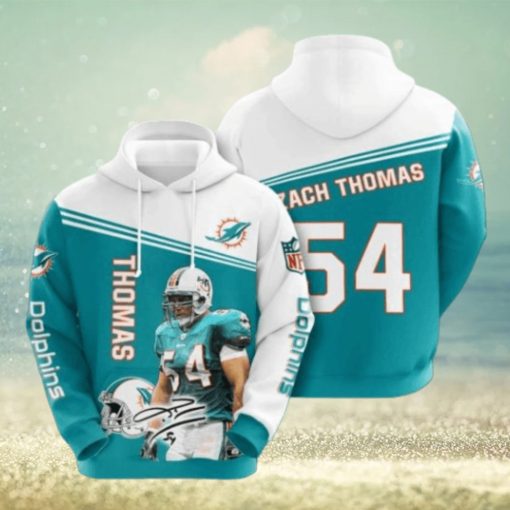 Miami Dolphins No1147 Custom Hoodie 3D Sweatshirt Tshirt Football Gift