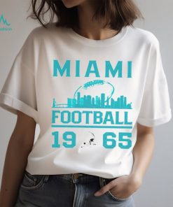 Miami Dolphins football 1965 skyline retro shirt