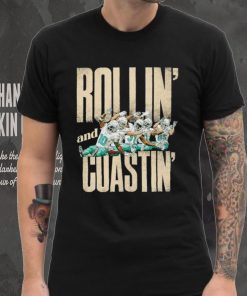 Miami Dolphins football Tyreek Hill Rollin and Coastin players funny shirt