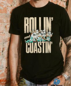 Miami Dolphins football Tyreek Hill Rollin and Coastin players funny shirt