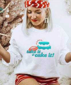 Miami Dolphins turnover cake take it and cake it shirt