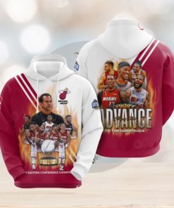 Miami Heat Advance NBA Finals 2023 Eastern Conference Champions Hoodie Sweatshirt 3D