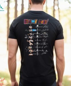 Miami Heat All Team Player Jimmy Butler Gabe Vincent Victor Oladipo Signatures 2024 T Shirt