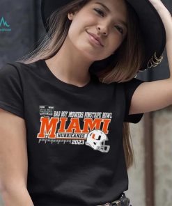 Miami Hurricanes Football 2023 First Responder Bowl Bound Shirt