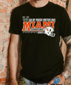 Miami Hurricanes Football 2023 First Responder Bowl Bound Shirt
