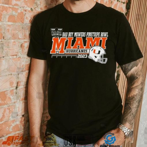 Miami Hurricanes Football 2023 First Responder Bowl Bound Shirt