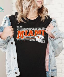 Miami Hurricanes Football 2023 First Responder Bowl Bound Shirt