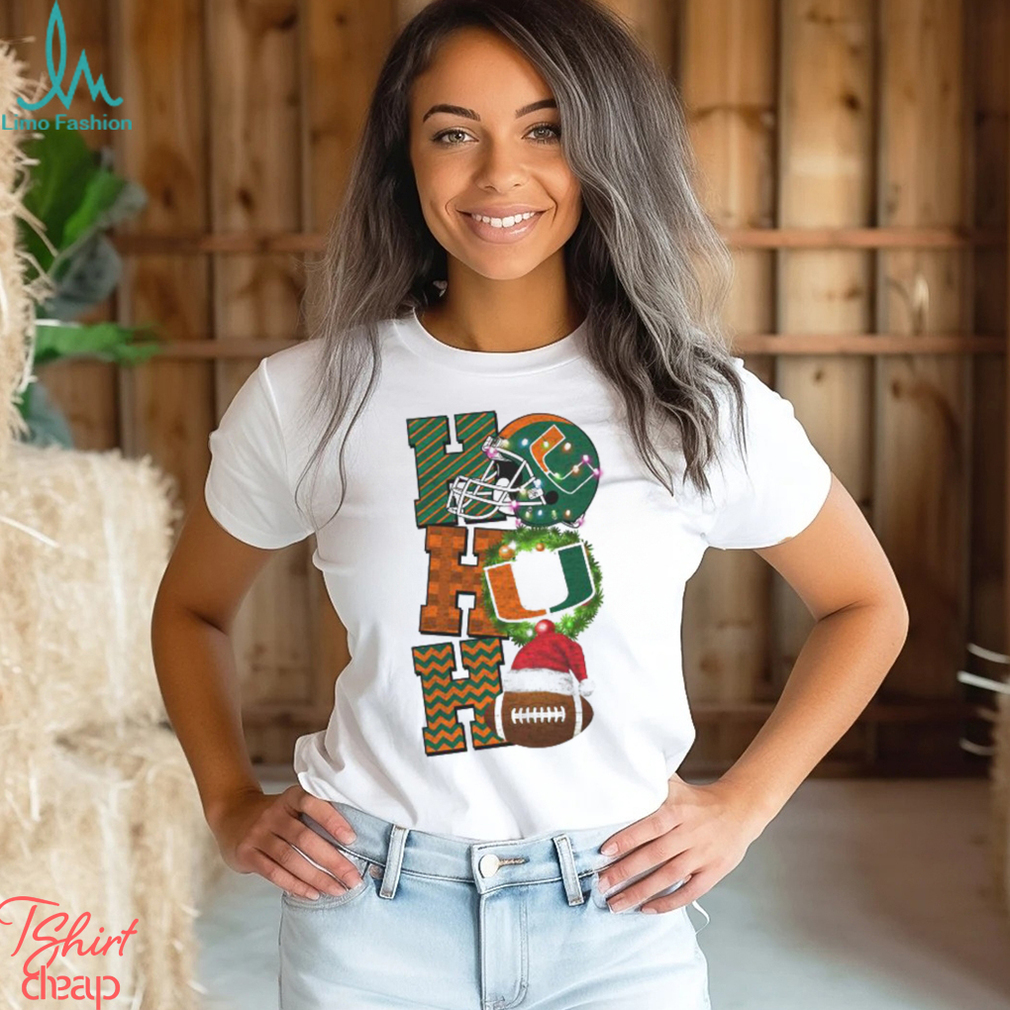 Miami Hurricanes Football Christmas Sweatshirt Christmas Game Day Shirt Miami Hurricanes Football Christmas Sweatshirt Christmas Game Day Shirt