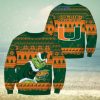 Grnch 49ers Santa Hat Ugly Christmas Sweater