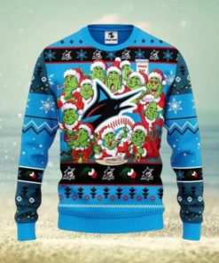 Miami Marlins 12 Grinch Xmas Day Ugly Sweater Christmas