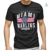 Miami Marlins Fanatics Branded Americana Team T shirt