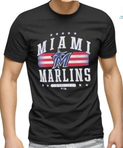 Miami Marlins Fanatics Branded Americana Team T shirt