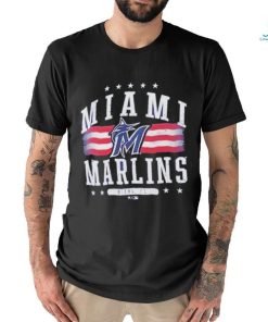 Miami Marlins Fanatics Branded Americana Team T shirt