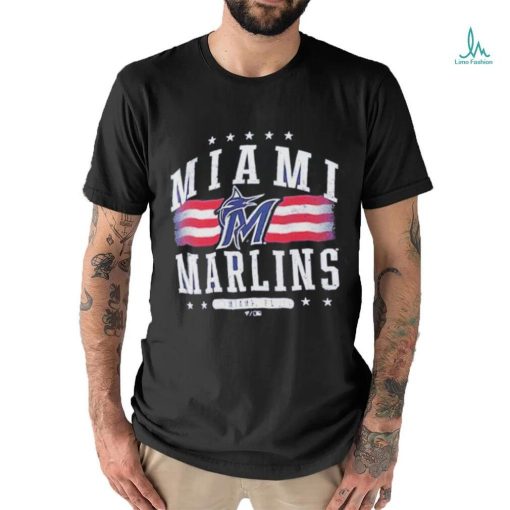 Miami Marlins Fanatics Branded Americana Team T shirt