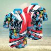 Atlanta Falcons Baby Yoda Short Sleeve Button Up Tropical Hawaiian Shirt