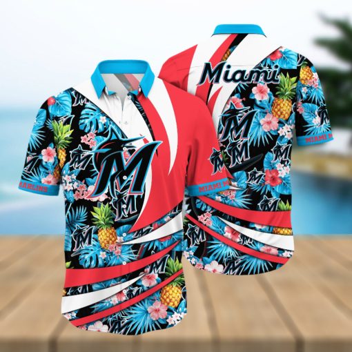 Miami Marlins MLB Hawaiian Shirt Heat Aloha Shirt