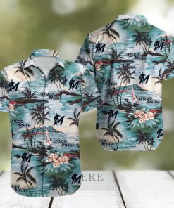 Miami Marlins MLB Tropical Beach Lover Gift Aloha Hawaiian Shirt