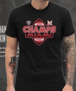 Miami RedHawks 2023 MAC Champions Unisex T Shirt