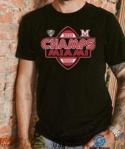 Miami RedHawks 2023 MAC Champions Unisex T Shirt