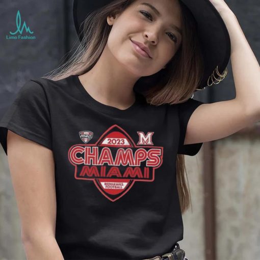 Miami RedHawks 2023 MAC Champions Unisex T Shirt