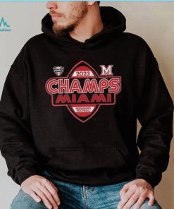 Miami RedHawks 2023 MAC Champions Unisex T Shirt