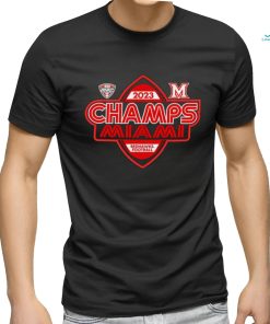 Miami RedHawks 2023 MAC Champions shirt
