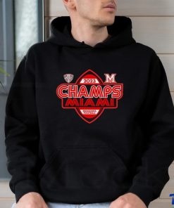 Miami RedHawks 2023 MAC Champions shirt