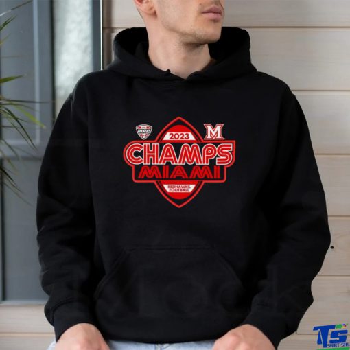 Miami RedHawks 2023 MAC Champions shirt