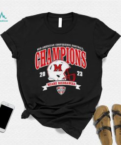 Miami University RedHawks 2023 MAC Football Conference Champions shirt