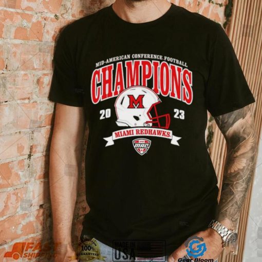 Miami University RedHawks 2023 MAC Football Conference Champions shirt