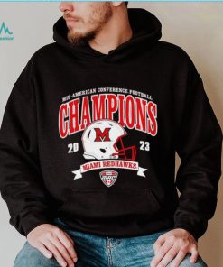Miami University RedHawks 2023 MAC Football Conference Champions shirt