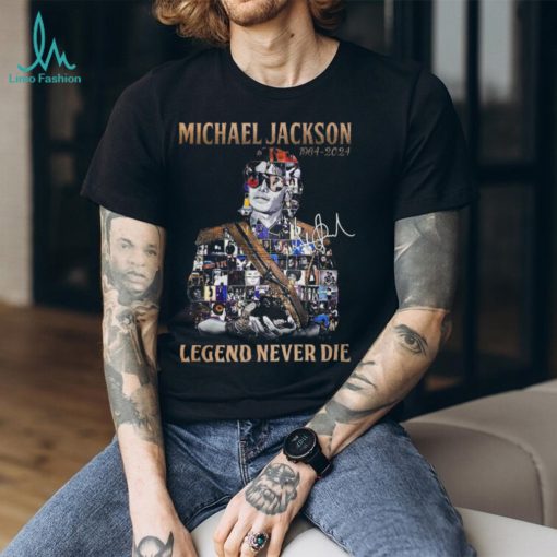 Michael Jackson 1964 – 2024 Legend Never Die Signature T Shirt