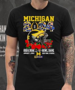 Michigan 2024 Rose Bowl game January 1 2024 go Blue shirt