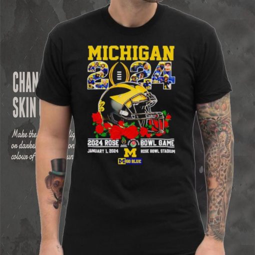 Michigan 2024 Rose Bowl game January 1 2024 go Blue shirt
