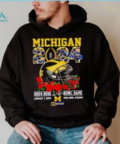 Michigan 2024 Rose Bowl game January 1 2024 go Blue shirt