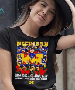 Michigan 2024 Rose Bowl game January 1 2024 shirt