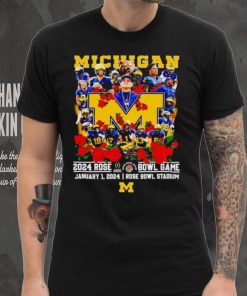 Michigan 2024 Rose Bowl game January 1 2024 shirt